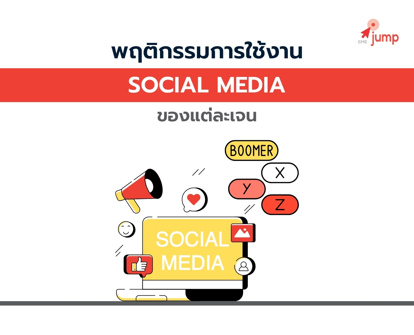 การใช้ social media ของแต่ละเจน 2025