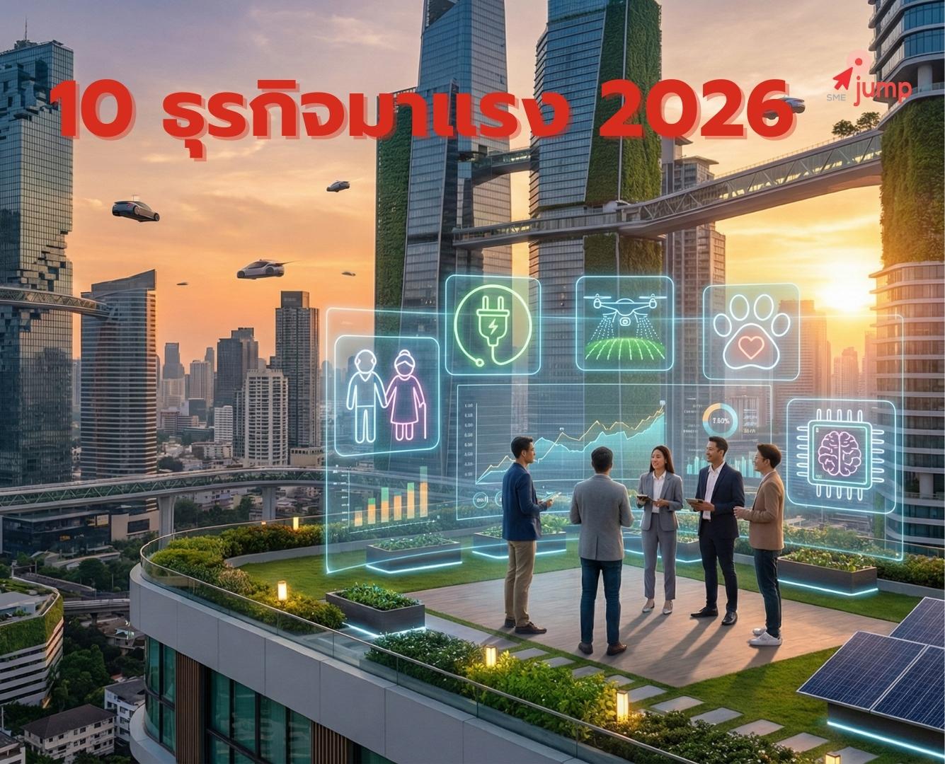 10 ธุรกิจมาแรง 2026 10 ธุรกิจมาแรง 2026