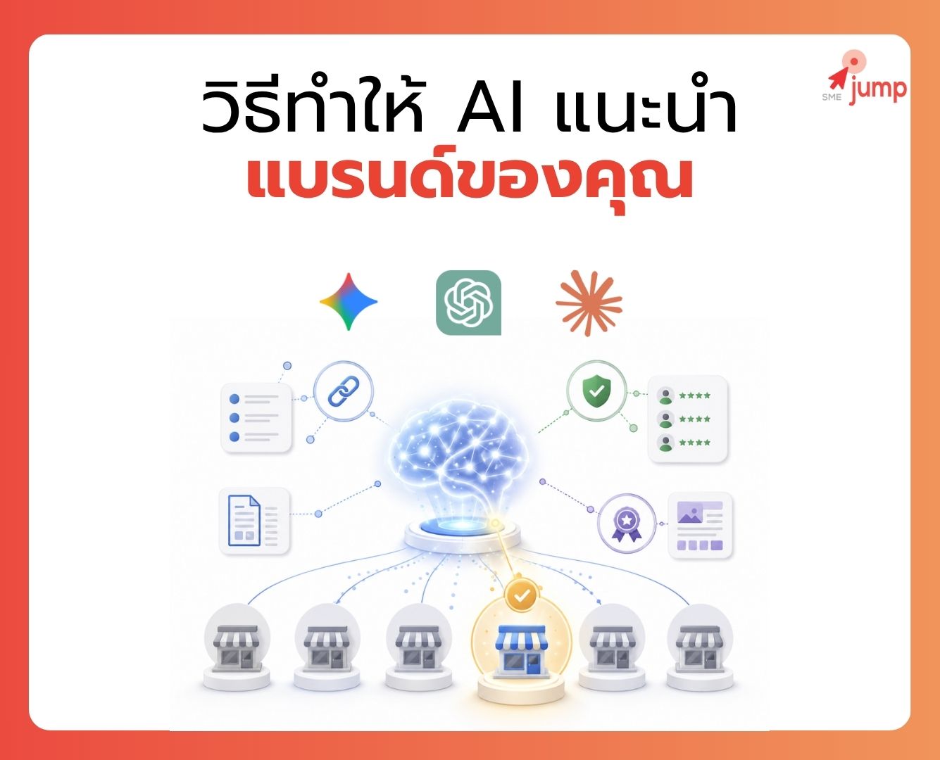 ทำให้ AI แนะนำแบรนด์