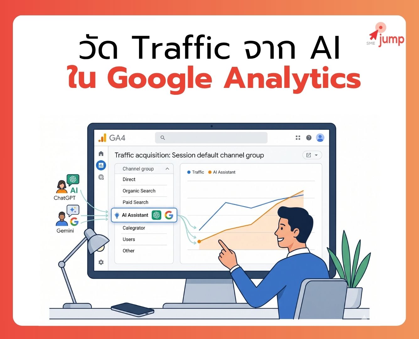 วัด traffic จาก AI ใน Google Analytics