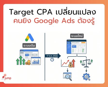 Target CPA เปลี่ยนแปลง